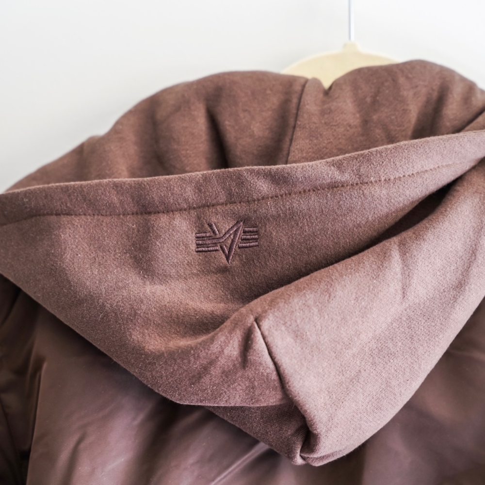 Alpha Industries Hooded Bomber Jacket - Picture 6 of 7